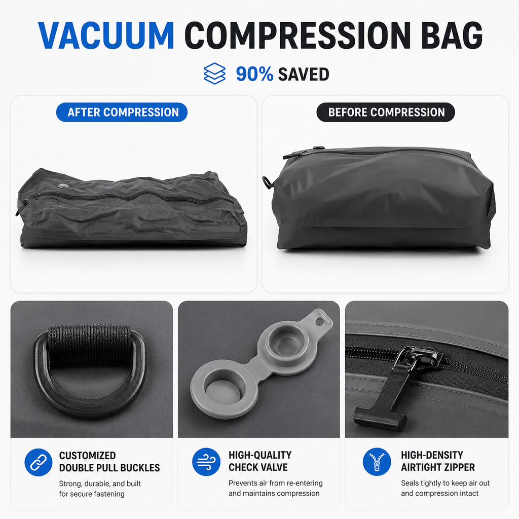 17L Vacuum Compression Bag with Air Pump